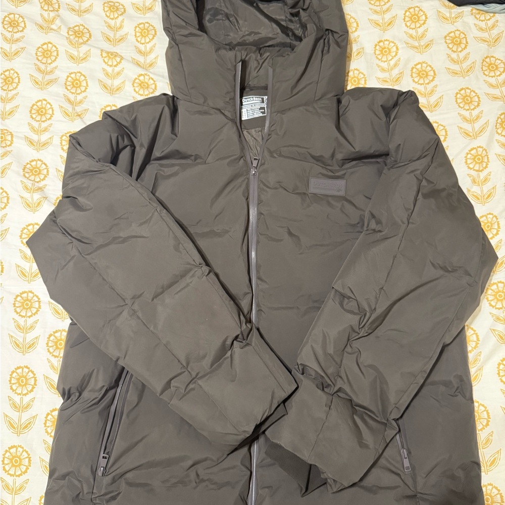 Dutch Bros Brown Puffer Jacket